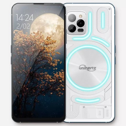 Unihertz Luna 8/256Gb - смартфон с прозрачным дизайном с подсветкой