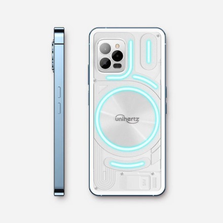 Unihertz Luna 8/256Gb - смартфон с прозрачным дизайном с подсветкой